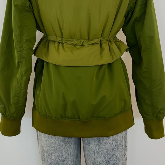 Lululemon 3 in 1 Insulated Bomber Jacket in Juniper Olive Green Size 4 - Picture 9 of 14